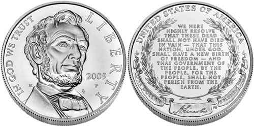 Lincoln - 2009 Commemorative Silver Dollar