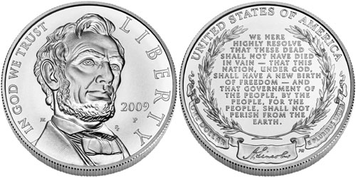 1 Dollar 2009 USA - Commemorative Silver Dollar "Louis